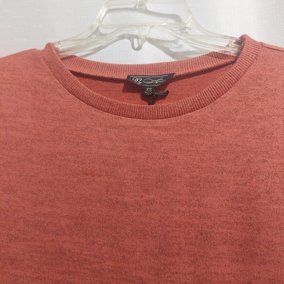 DG2 Diane Gilman Womens‎ XS Stretch Pullover Sweater Asymmetric Ribbed Hems NEW - Picture 5 of 10